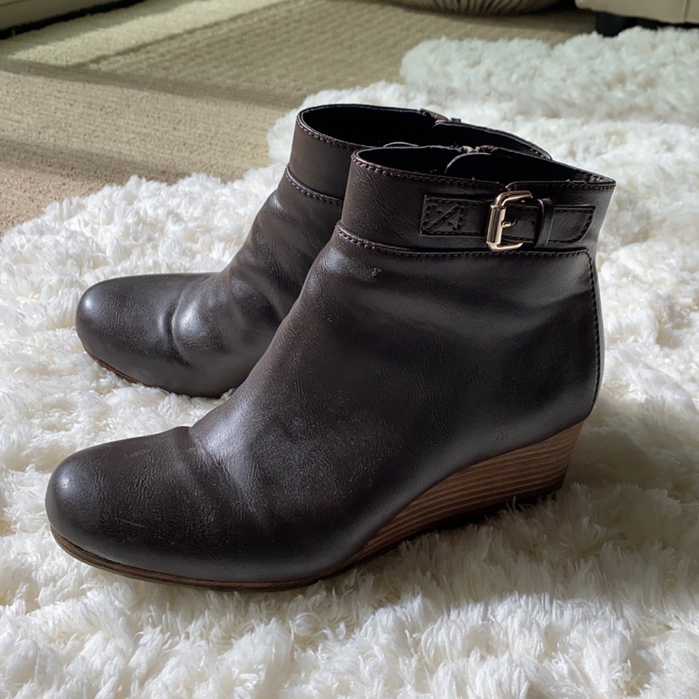 Wedge booties